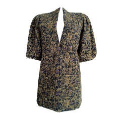 PAULINE TRIGERE Quilted 
Beaded Jacket 1960s