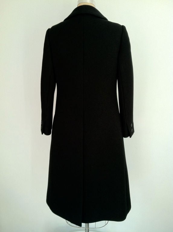 Givenchy Haute Couture Coat, 1960s In Excellent Condition For Sale In Phoenix, AZ