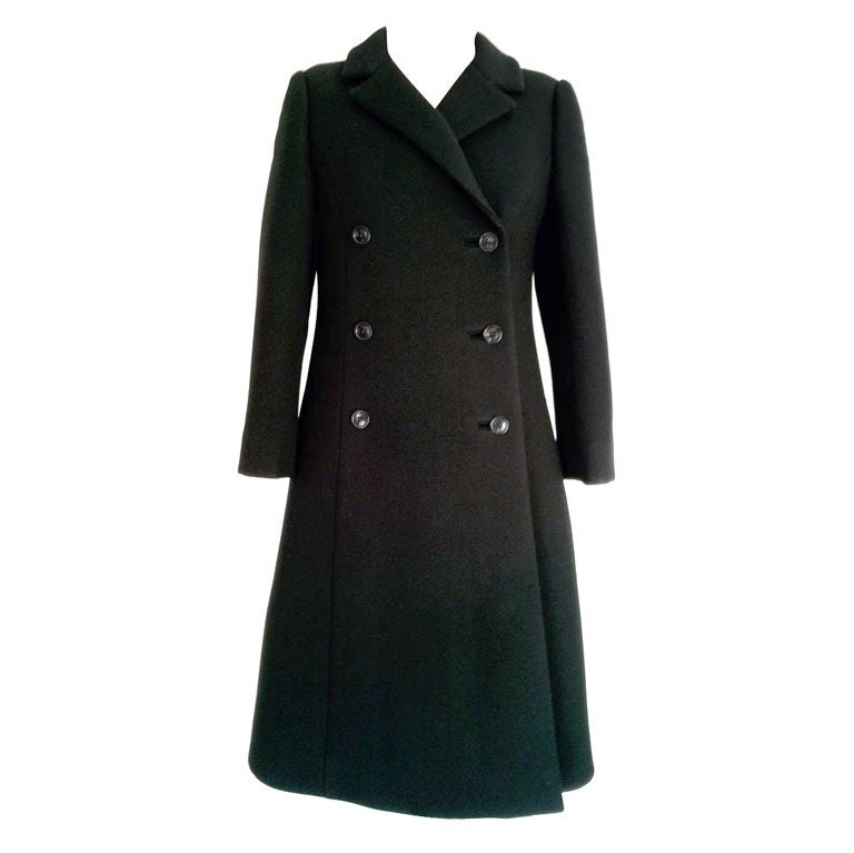 Givenchy Haute Couture Coat, 1960s For Sale