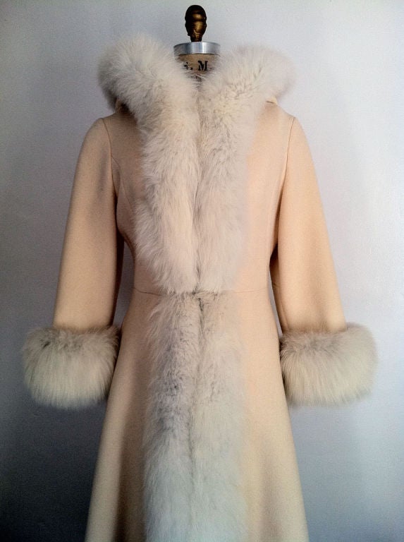 Fox Trimmed Maxi 1960s For Sale 1
