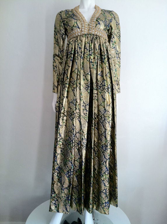 OSCAR de LA RENTA worn to Nixon Inaugural Ball 1969