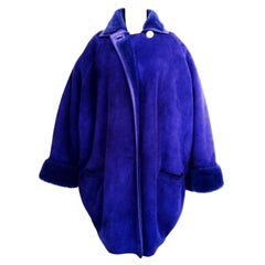 Vintage GIANNI VERSACE Shearling Cocoon 1980s