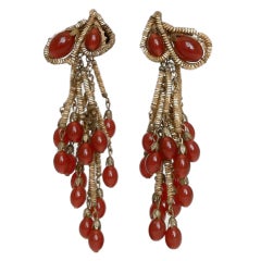 MIRIAM HASKELL Ear Drops 1950s