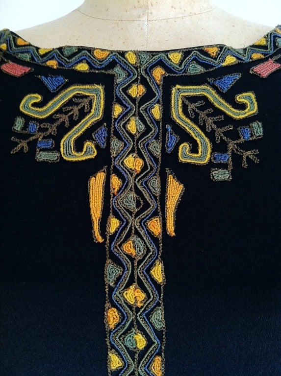 Women's Edwardian Embroidered Dress ca.1920