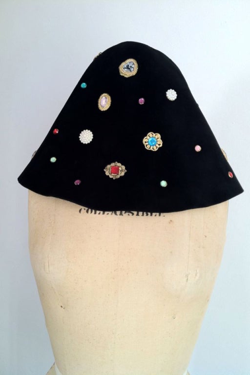Women's CHRISTIAN LACROIX Haute Couture Hat ca.1990