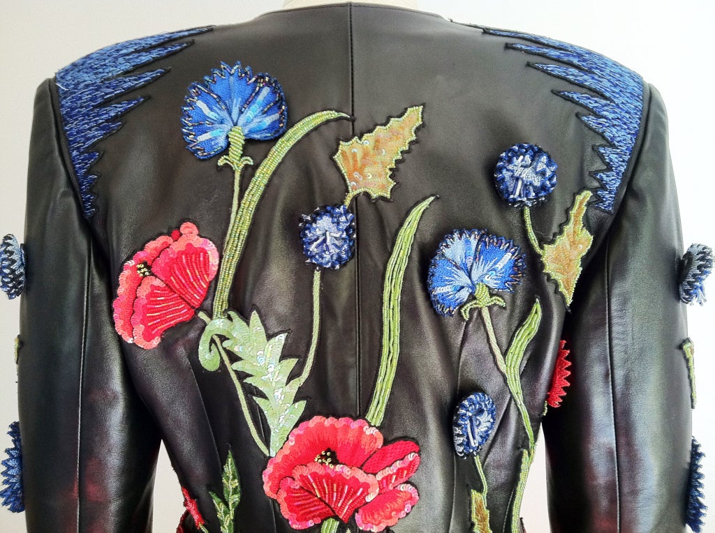 Jean-Claude Jitrois Haute Couture Lasage Beaded Jacket 1987 1