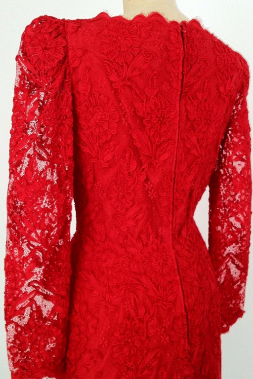 OSCAR de LA RENTA Couture As Worn By Nancy Reagan 1988 1