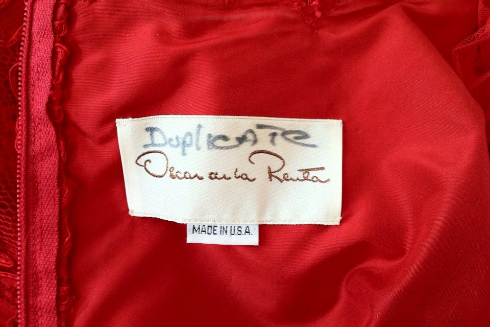 OSCAR de LA RENTA Couture As Worn By Nancy Reagan 1988 3