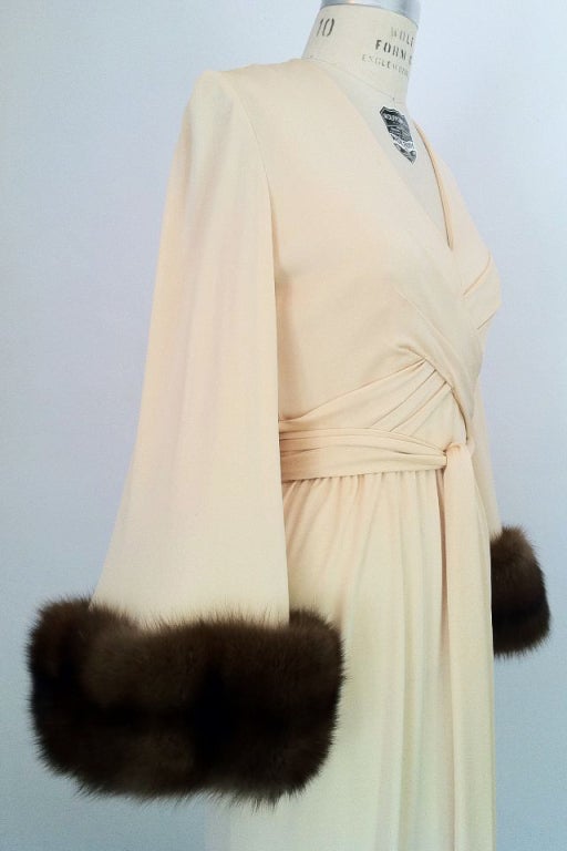 Women's BILL BLASS Sable Cuffs 1970s