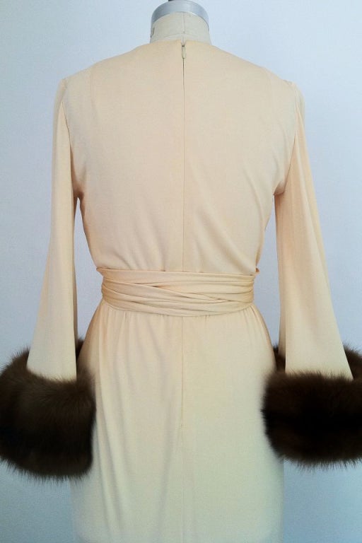 BILL BLASS Sable Cuffs 1970s 1