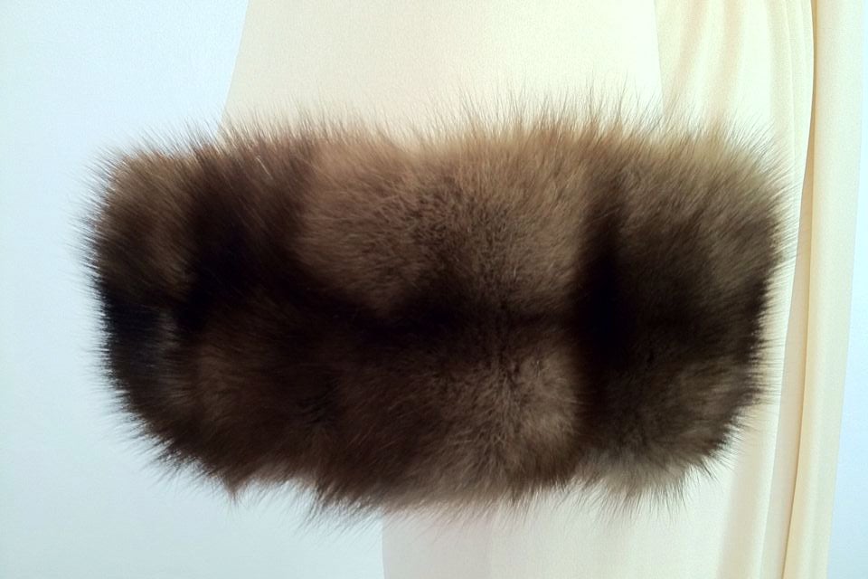 BILL BLASS Sable Cuffs 1970s 2
