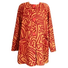 Keith Haring, Stephen Sprouse x Keith Haring Grafitti Cock Dress (1988)