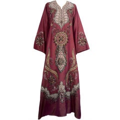 'Jeweled' Caftan 1960s