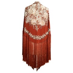 GUCCI Fringed Shawl 1970s