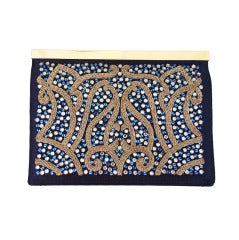 Vintage OSCAR de La RENTA 'Jeweled' Clutch 1970s