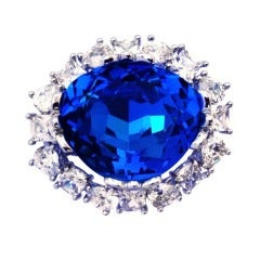 Paste Cocktail Ring 1960s