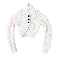 Alexander McQueen Cable Knit Cardigan