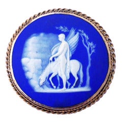 19th c. Wedgwood 'Pegasus' Brooch