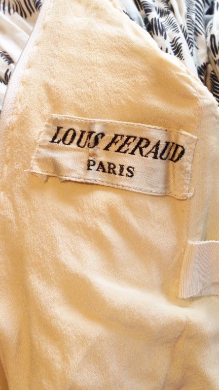 Louis Feraud Haute Couture Gown 1950s 1