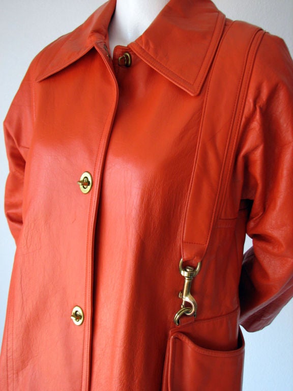 Women's BONNIE CASHIN Leather 'Bag' Jacket 1960s For Sale