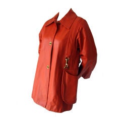 BONNIE CASHIN Leather 'Bag' Jacket 1960s
