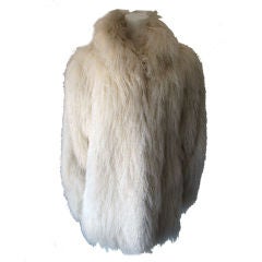 Vintage 1980s Mongolian Lamb Fur Jacket