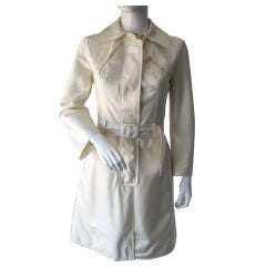 1960s LOUIS FERAUD Belted 'Trench' Dress
