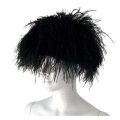 1950s Feathered Hat