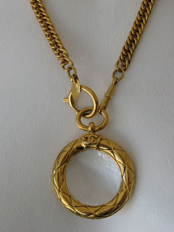 Women's 1980s CHANEL Lorgnette & Chain