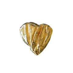 Vintage 1980s CHRISTIAN LACROIX 
heart
 brooch