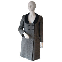 GERALD McCANN Tweed Coat Dress, 1960s