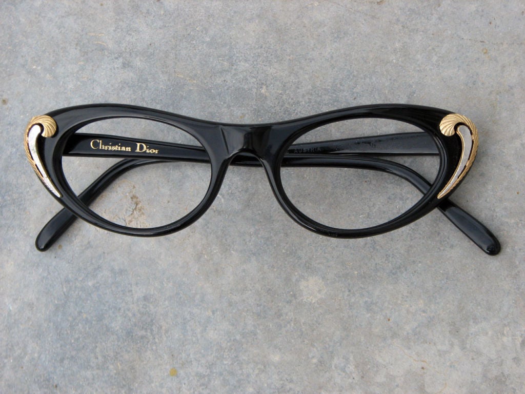 Women's CHRISTIAN DIOR 'Cat Eye' Frames, 1950s