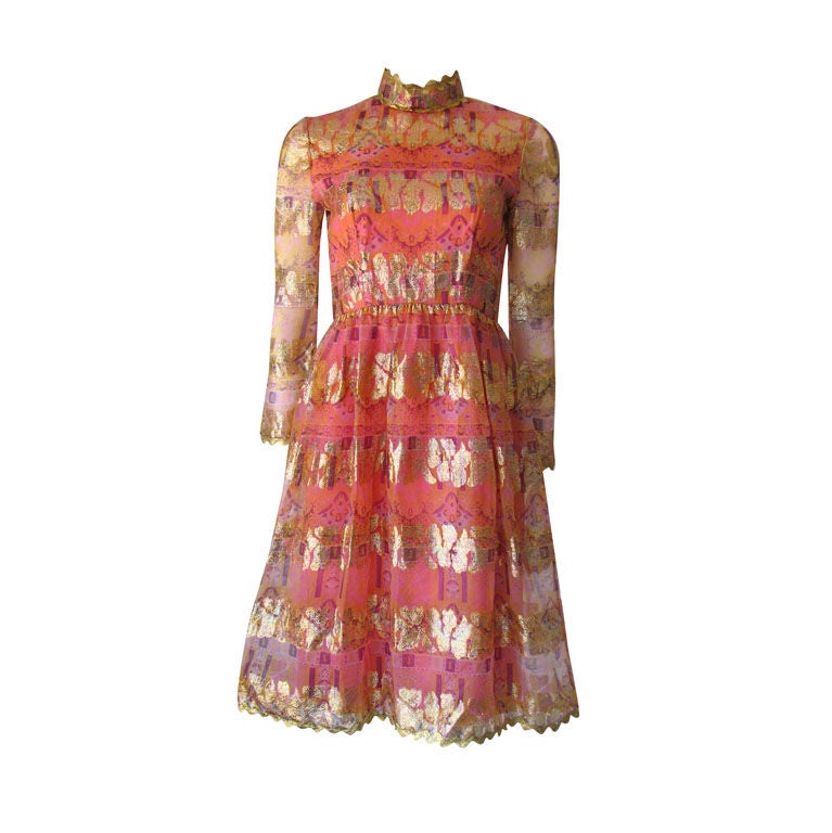 OSCAR DE LA RENTA Cocktail Dress, 1960s