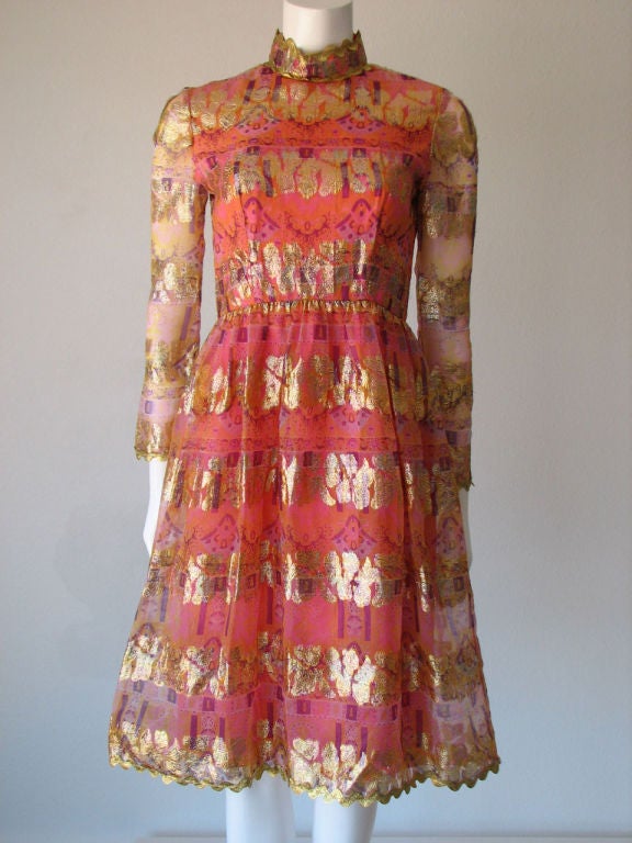 OSCAR DE LA RENTA Cocktail Dress, 1960s 1