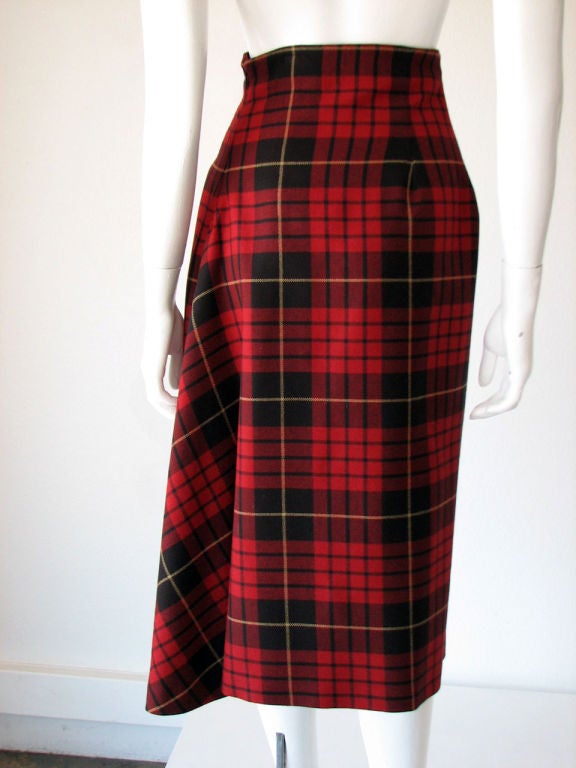 alexander mcqueen tartan skirt