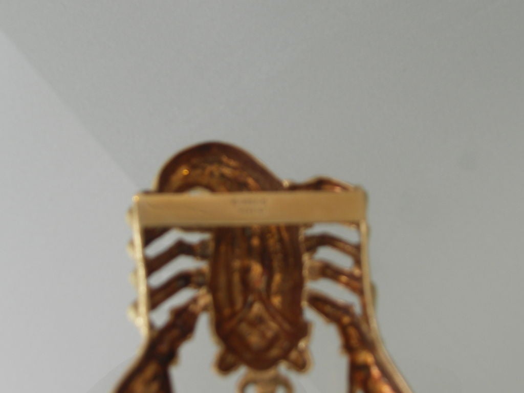David Webb 18k Gold Scorpion Belt 1