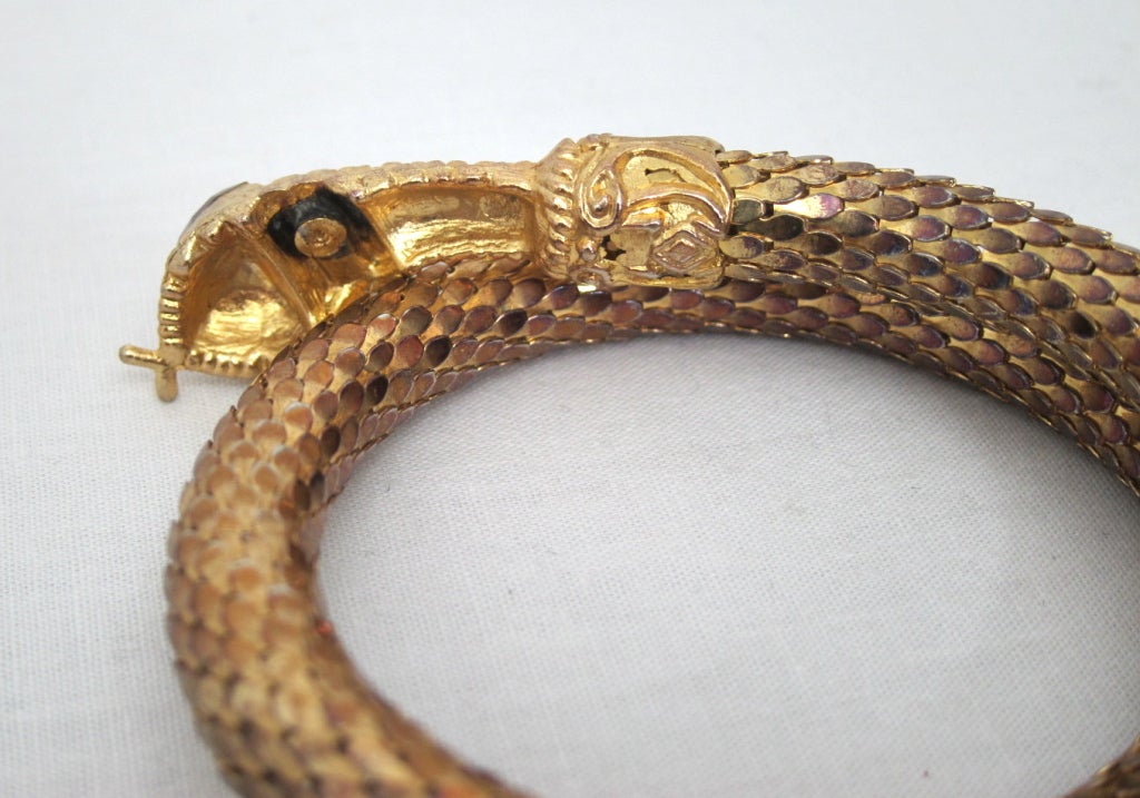 vintage snake bracelet