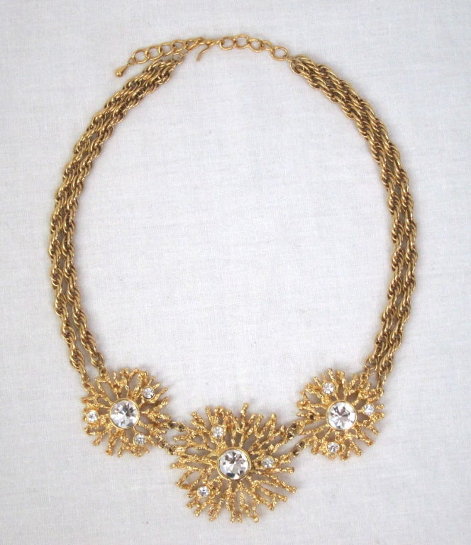 kjl gold necklace