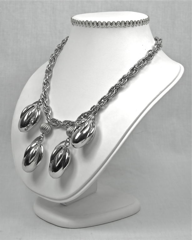 vintage napier silver necklace