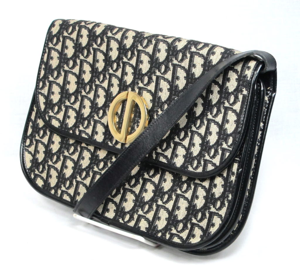 VINTAGE 1960s CHRISTIAN DIOR MONOGRAM PURSE For Sale at 1stDibs