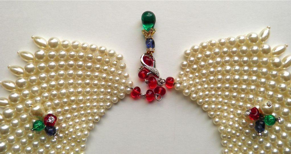 1950's Fruit Salad Pearl Necklace 1