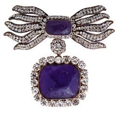 GRIPOIX  Stupendous Couture Pin