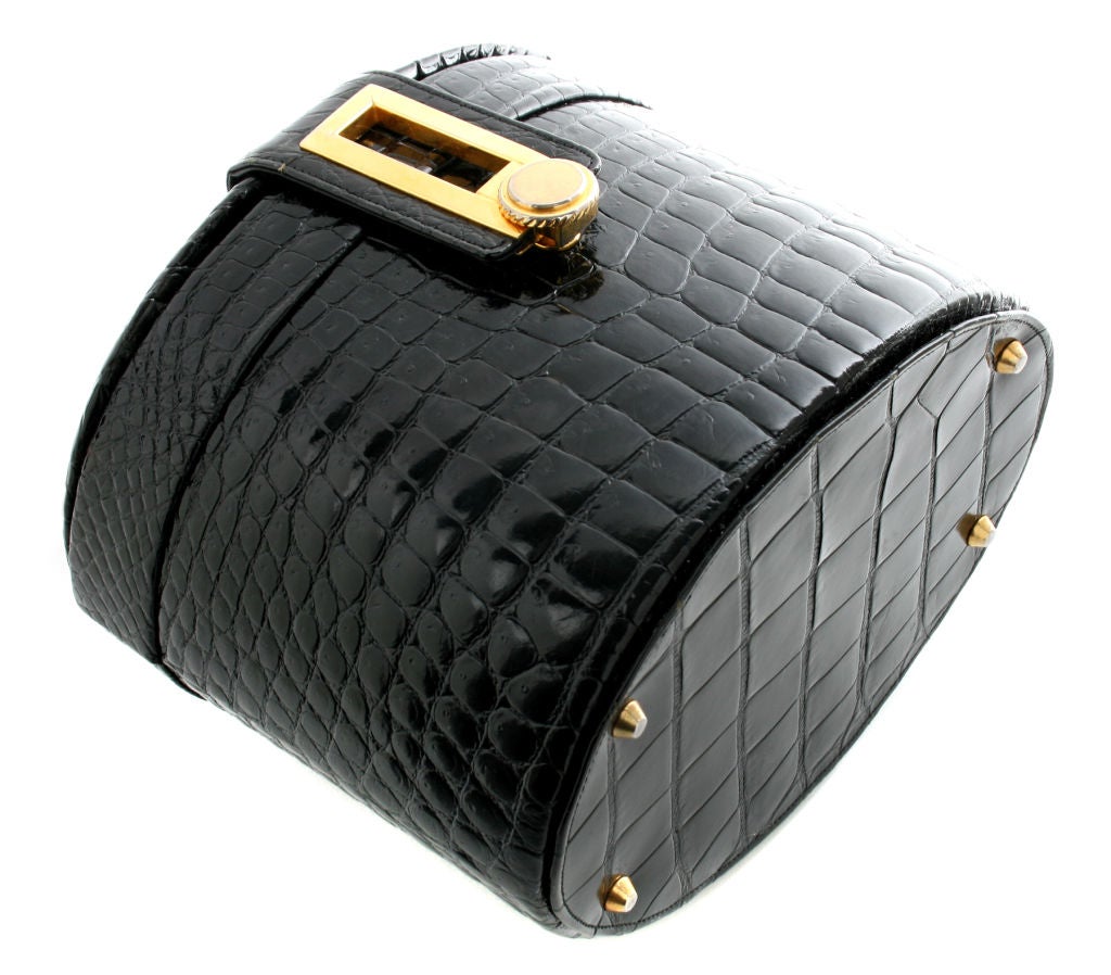 pill box handbag