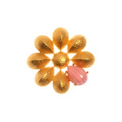 Vintage Givenchy Large Flower Brooch /Pin