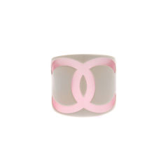 Chanel Logo Resin Cuff Bracelet