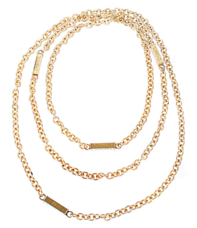Women's Long Chanel Necklace