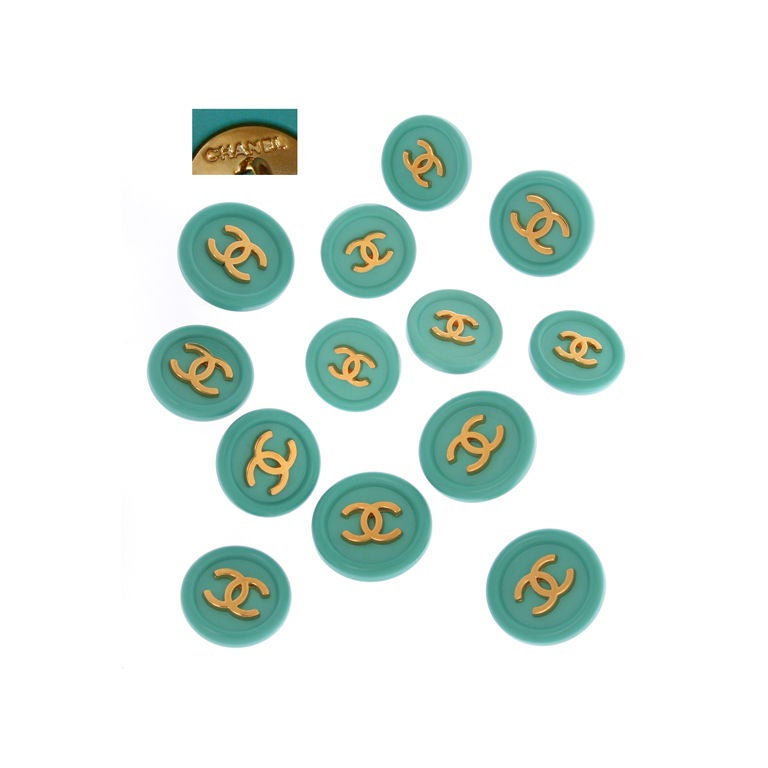 Set of 13 Chanel Buttons at 1stdibs