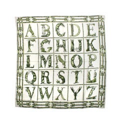 Hermes Alphabet Scarf