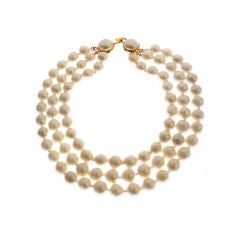 Chanel Triple Strand of Pearls