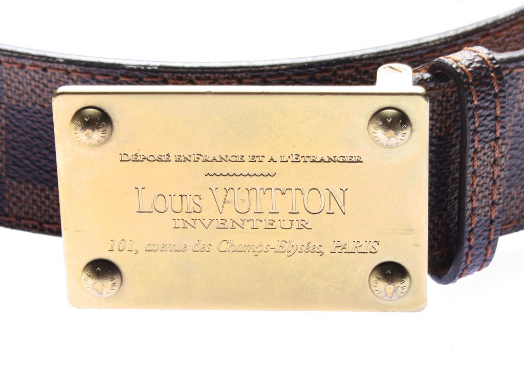 vintage louis vuitton belt